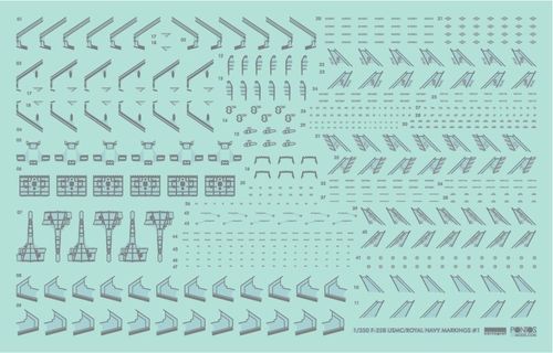 Pontos Model 1:350 - USS LHD-2 Essex Kit And Detail Up Set (With F-35B 6 Sets) (37001R1)
