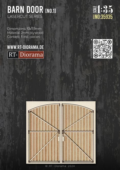 Hovedbilde RT-Diorama 1:35 - 35935 Double Gate - 86 x 79.5 ...