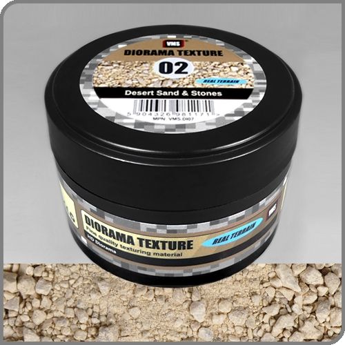 VMS Diorama Texture No.2 Desert Sand & Stones