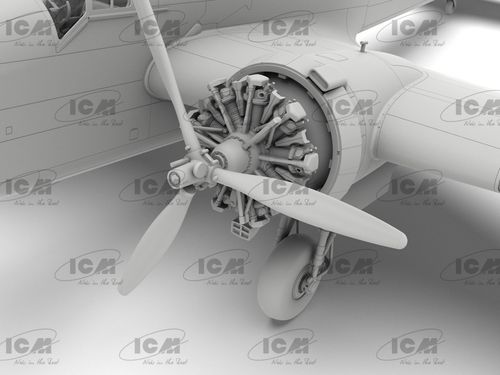 ICM 1:48 - Handley Page HP.52 Hampden B.Mk.I - British WWII Bomber (100% new molds) (48352)