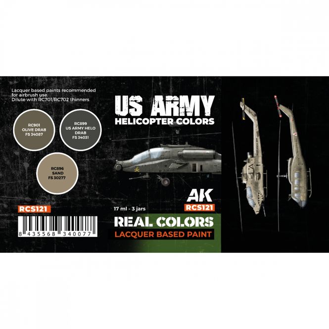 Hovedbilde AK-Interactive RCS121 US Army Helicopter Colors ...