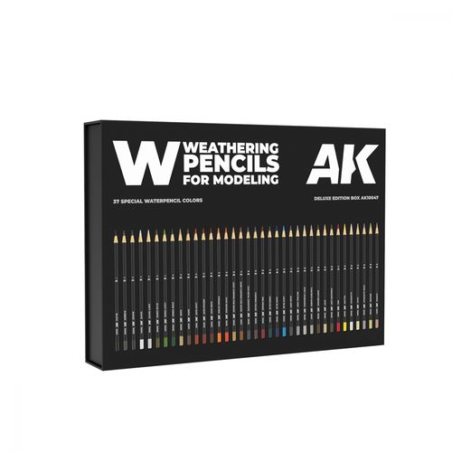 AK-Interactive 10047 Weathering pencils - Deluxe edition box