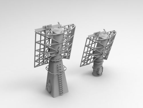 HS Models 1:350 - US Navy AN/SPS-48 Radar