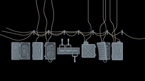RT-Diorama 1:35 - 35677 Industrial Fuse Boxes
