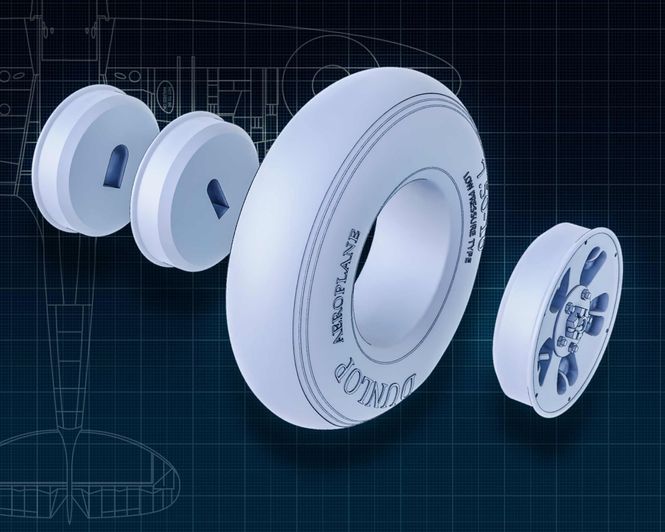 Hovedbilde ANYZ Resin Wheel set for KOTARE 1/32 Spitfire MK ...