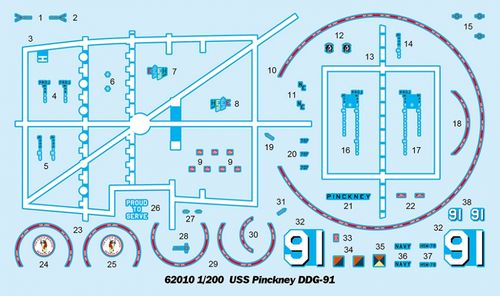 I Love Kit 1:200 - USS Pinckney DDG-91 (62010)