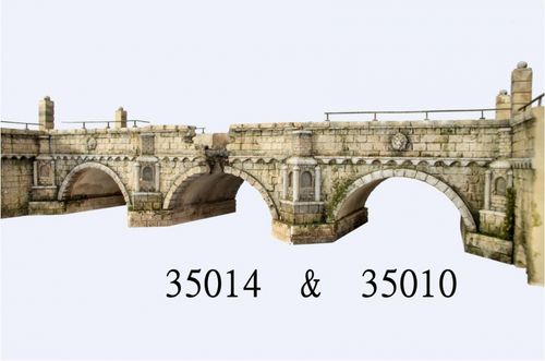 RT-Diorama 35010 Large Stone Arch Bridge (1:35)
