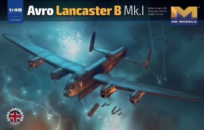 Hovedbilde HK Models 1:48 - Avro Lancaster B MK.I