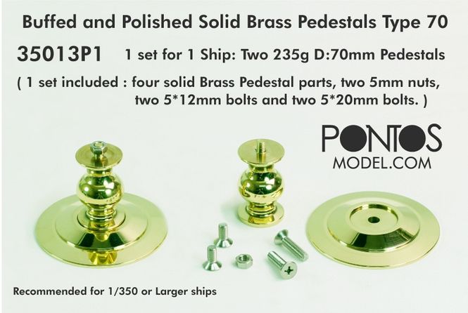 Hovedbilde Pontos Model - Buffed and Polished Solid Brass ...