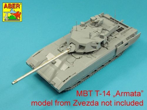 Armament for Russian Main Battle Tank T-14 ARMATA barrel for 125 mm 2A82-1M cannon &barrel for 12,7 mm Kord AA MG