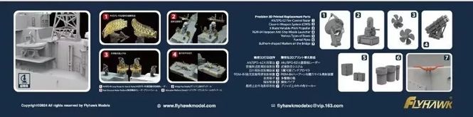 Hovedbilde Flyhawk 1:350 - USS Cowpens CG-63 1998 Deluxe ...