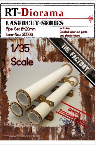 RT-Diorama 1:35 - 35566 Pipe Set 20 mm (3 pipes)