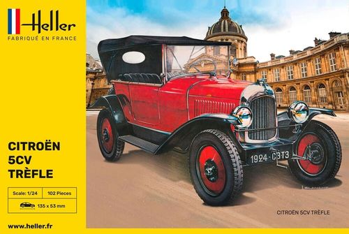 Heller 1:24 - Citroën 5CV Trèfle (80702)