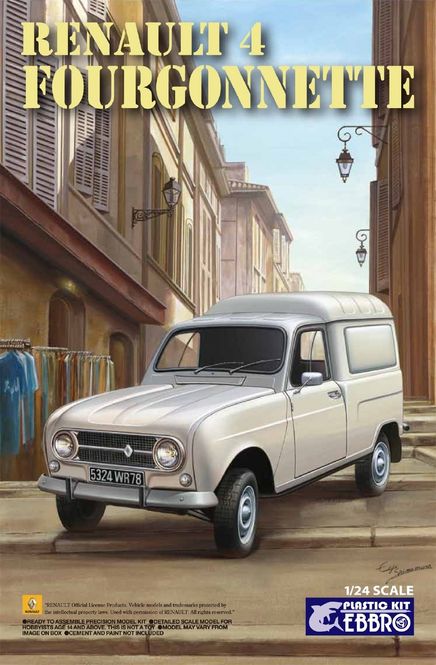 Hovedbilde EBBRO 1:24 - Renault 4 Fourgonnette (25003)