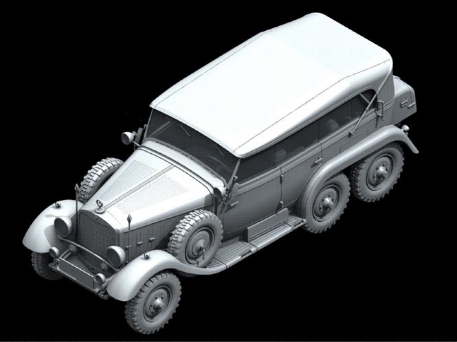 Hovedbilde ICM 1:24 - Typ G4 Soft Top (24012)