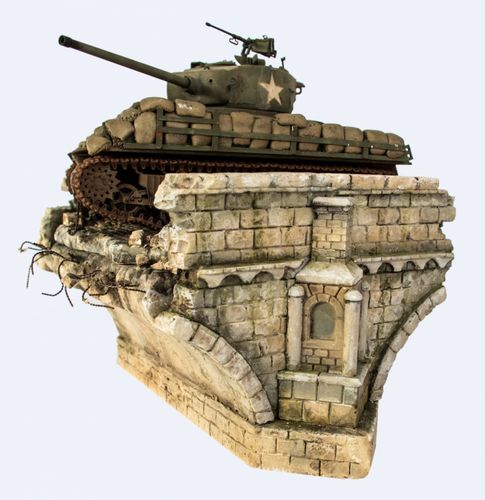 RT-Diorama 35014 Destroyed Stonebridge Section (1:35)