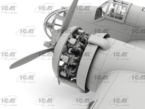 ICM 1:48 - Handley Page HP.52 Hampden B.Mk.I - British WWII Bomber (100% new molds) (48352)