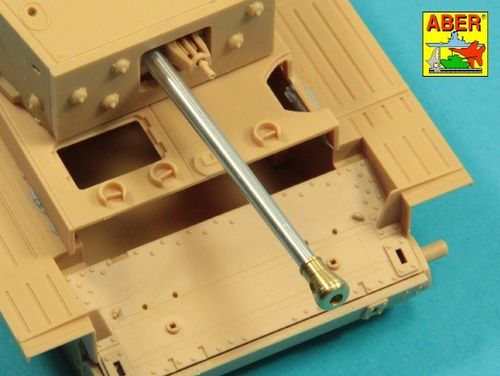 Britsh 75mm Barr with very late muzzle brake Cromwell MkIV