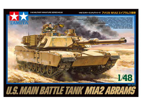 Tamiya 1:48 - 32592 U.S. Main Battle Tank M1A2 Abrams