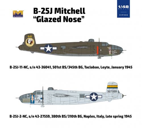 HK Models 1:48 - B-25J Mitchell Glazed Nose