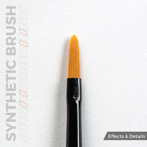 AK-Interactive B014 AK Synthetic Brush - Filbert 2