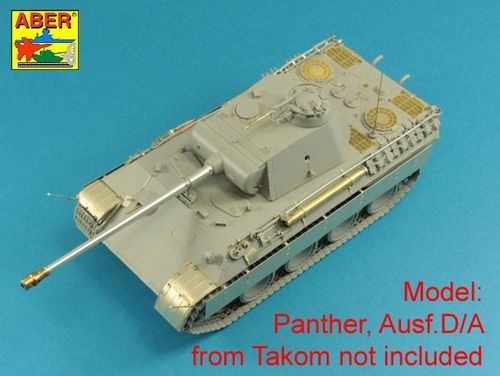 7,5 cm  barrel  with muzzle brake for Panther Ausf.A/D