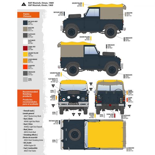 AK-Interactive 1:35 - Land Rover 88 Series IIA Rover 8 35012
