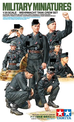 Tamiya 1:35 - 35354 Wehrmacht Tank Crew Set