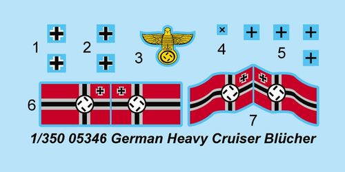 Trumpeter 1:350 - German Heavy Cruiser Blucher (05346)