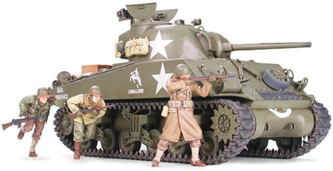 Hovedbilde Tamiya 1:35 - US Medium Tank M4A3 Sherman 75mm ...