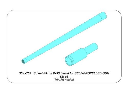 Barrel for SELF-PROPELLED GUN SU-85