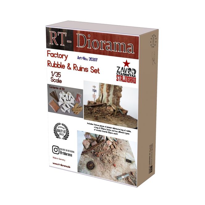 Hovedbilde RT-Diorama 35307 Factory Rubble & Ruins Set ...