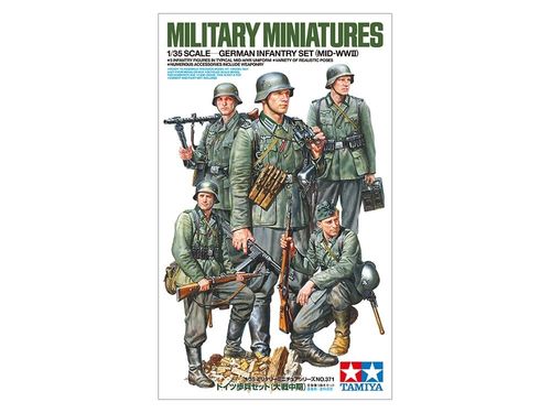 Tamiya 1:35 - 35371 German Infantery Mid WWII