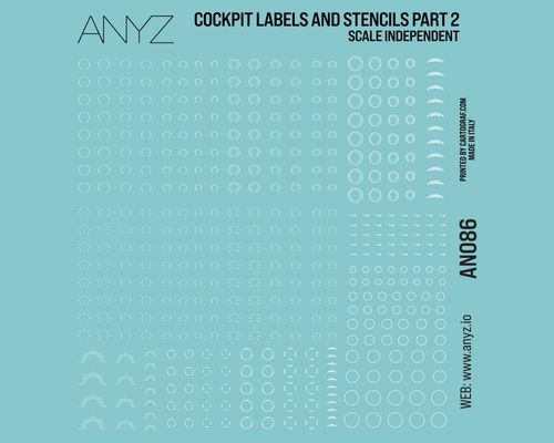 ANYZ Cockpit Labels and Stencils Part 2 (Scale Independent)