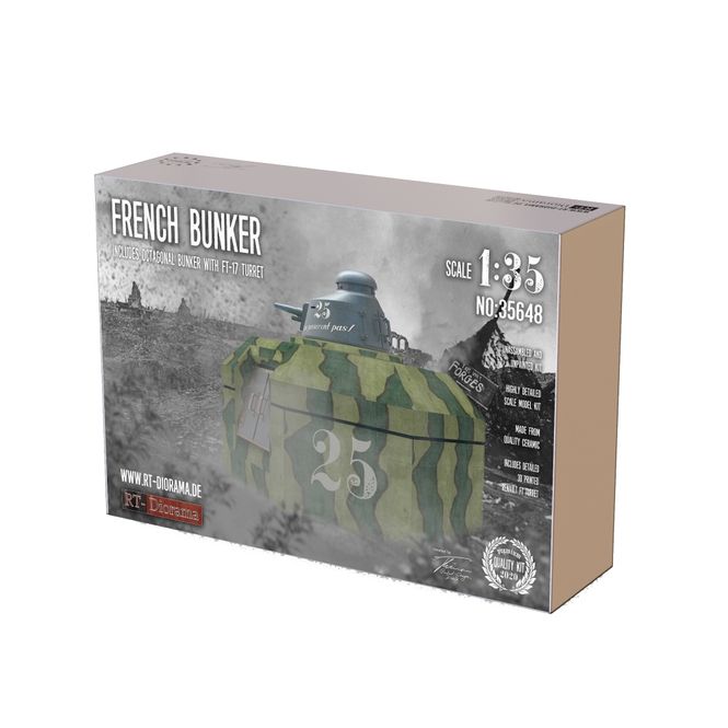 Hovedbilde RT-Diorama 1:35 - 35648 French Bunker with FT ...