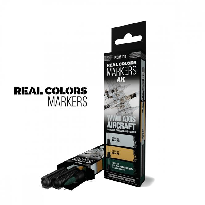 Hovedbilde AK Real Colors Markers -  Axis WWII Aircraft ...