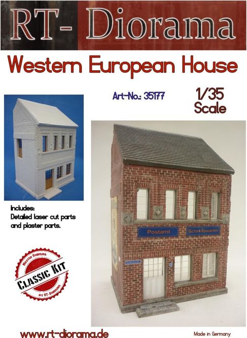 Main Image RT-Diorama 35177 Western European House (1:35)