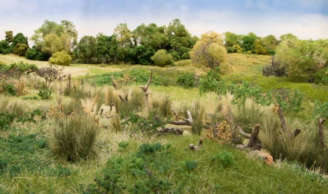 Main Image Field Grass Harvest Gold - Woodland Scenics FG172