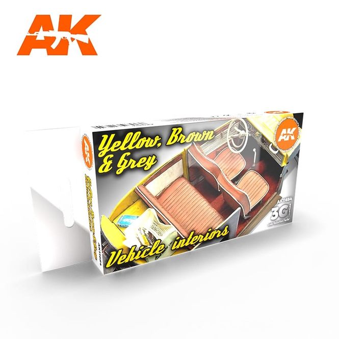 Main Image AK-Interactive AK 11684 YELLOW, BROWN & GREY ...