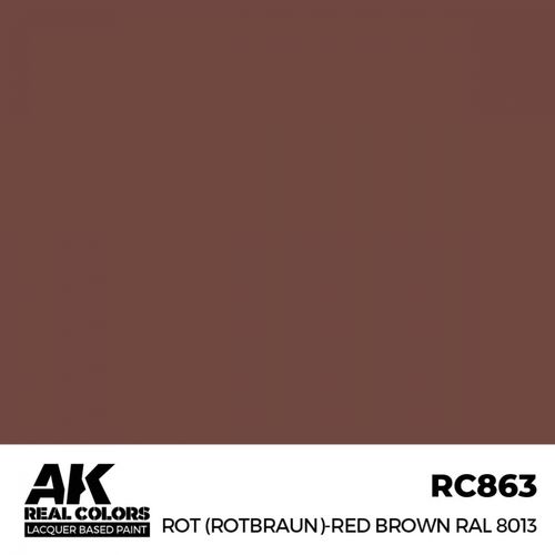 RC863 Rot (Rotbraun)-Red Brown RAL 8013