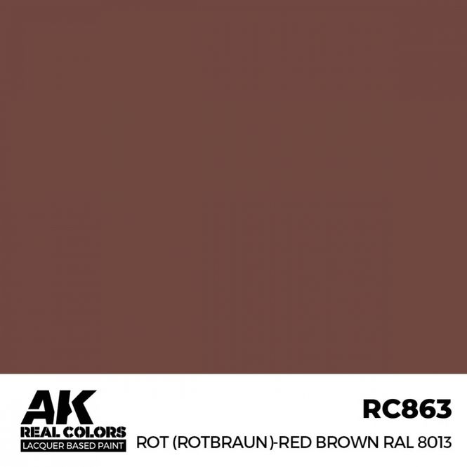 Hovedbilde RC863 Rot (Rotbraun)-Red Brown RAL 8013