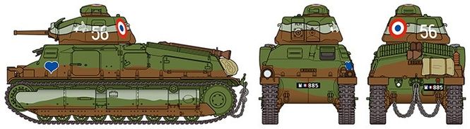 Hovedbilde Tamiya 1:35 - French Medium Tank Somua S35 ...