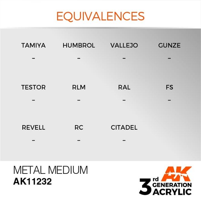 Hovedbilde Metal Medium 17ml