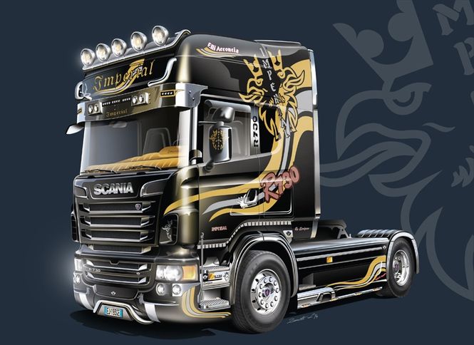 Hovedbilde Italeri 1:24 - Scania R730 V8 Topline Imperial ...