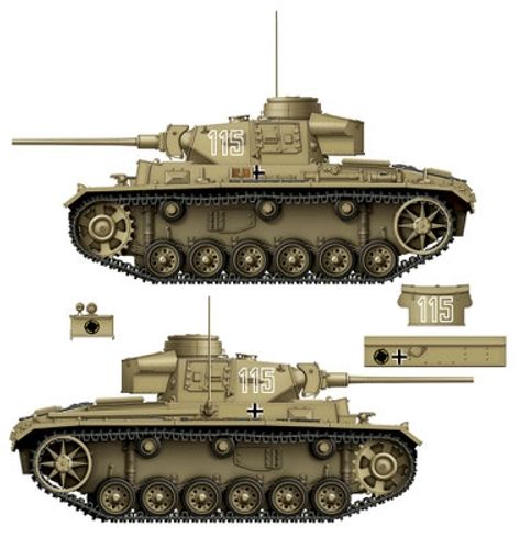 Das Werk 1:16 - Panzer III Ausf. J 3in1