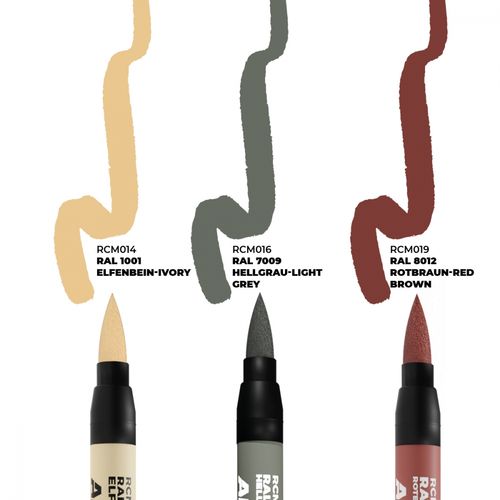 AK Real Colors Markers - German Tanks Interior Colors - 3 markers
