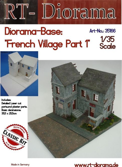 Hovedbilde RT-Diorama 35166 Diorama-Base: French Village ...
