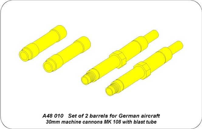 Main Image 2 barrels for MK 108 - Aber Models