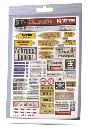 RT-Diorama 1:35 - 35843 Signs Germany