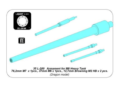 Armament for US M6 Heavy Tank